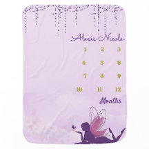 Fairy Monthly Baby Blanket