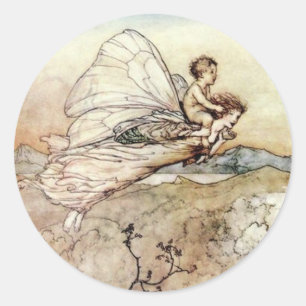 Fairy Mother und Baby Flying Sticker