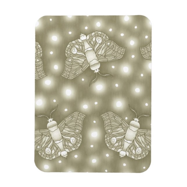 Fairy Moths Magnet (Vertikal)