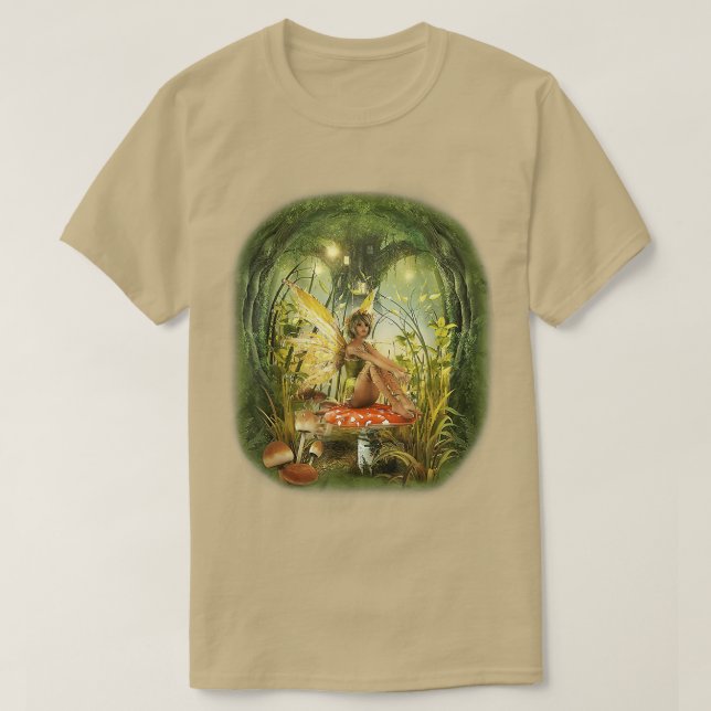 Fairy Mushroom Fairies Anime Toadstool Magischer G T-Shirt (Design vorne)