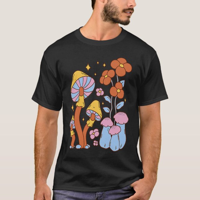 Fairy Mushroom Garden T-Shirt (Vorderseite)