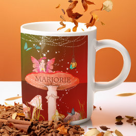 Fairy Mushroom Magic Enchanted Personal Kaffeetasse