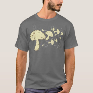Fairy Mushrooms Fliegen mit Flügelspannungs-Kern T-Shirt