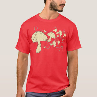 Fairy Mushrooms Fliegen mit Flügelspannungs-Kern T-Shirt