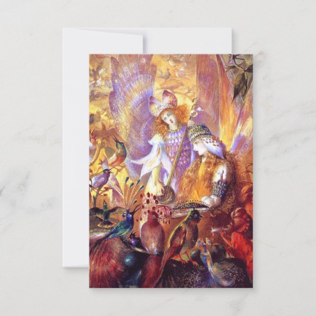 Fairy Music RSVP Karte (Vorderseite)