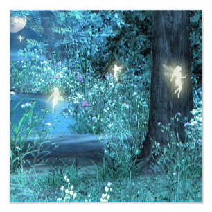 Fairy Nachtprint Fotodruck