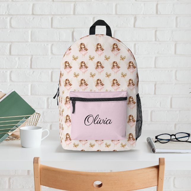 Fairy Niedlich Butterfly Verzauberter Wald Magisch Bedruckter Rucksack (Von Creator hochgeladen)