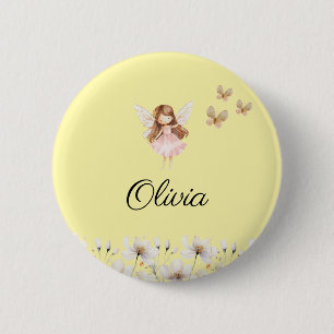 Fairy Niedlich Garden Verzauberter Personalisierte Button