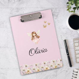 Fairy Niedlich Garden Verzauberter Personalisierte Klemmbrett