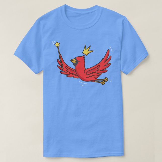 Fairy Northern Kardinal Wildlife Mystical Bird Fai T-Shirt (Design vorne)