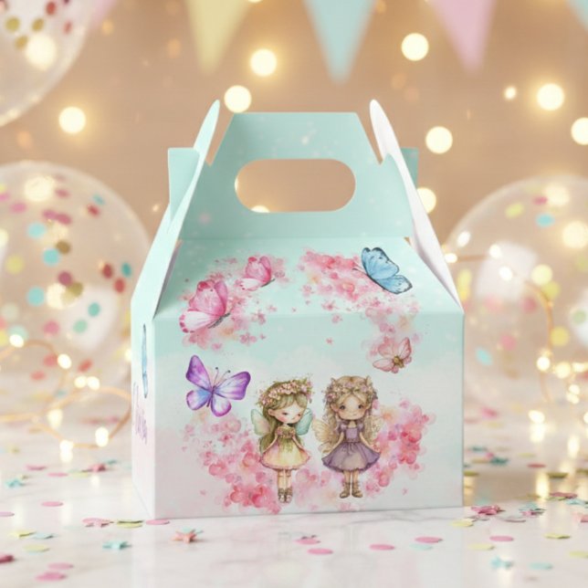 Fairy Party Garden Fairy Birthday Favor Box Geschenkschachtel (Von Creator hochgeladen)