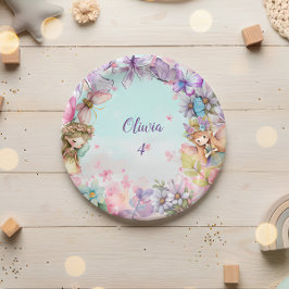 Fairy Party Garden Fairy Birthday Pappteller