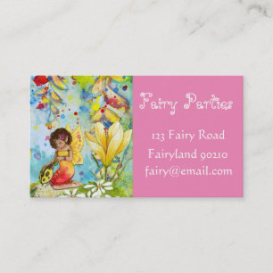 Fairy Party Planner Fairy Partys Business Visitenkarte