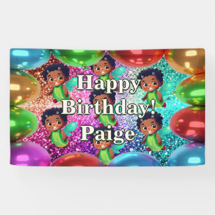 Fairy Personalisiert Character Geburtstagsbanner Banner