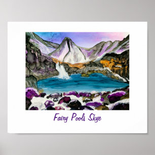 Fairy Pools Skye Scotland Poster