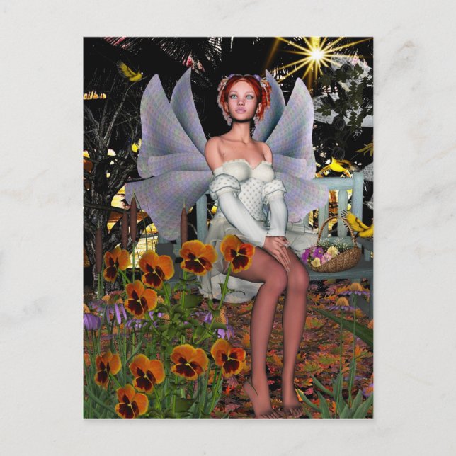 Fairy Postcard Postkarte (Vorderseite)