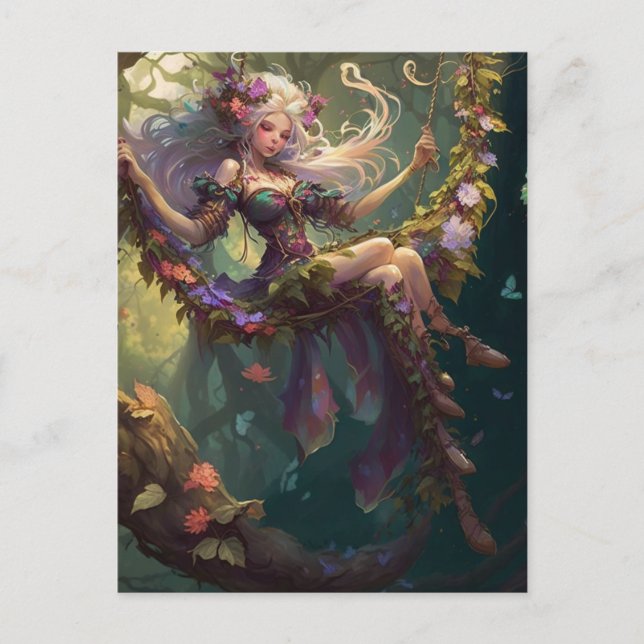 Fairy Postcard Postkarte (Vorderseite)