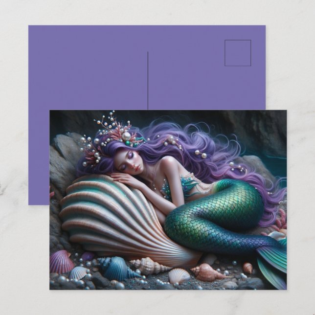 Fairy Postcard Postkarte (Vorne/Hinten)
