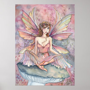 Fairy Poster Print von Molly Harrison