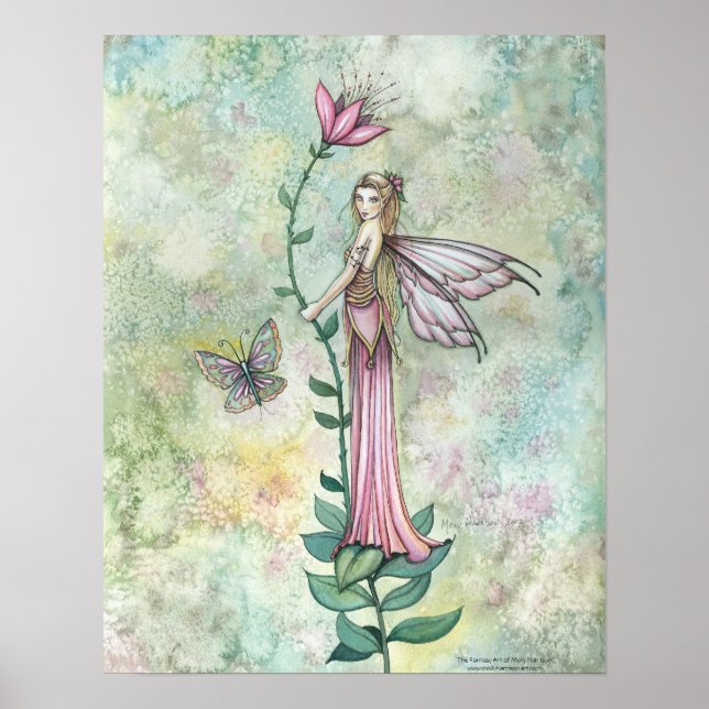 Fairy Poster von Molly Harrison Fantasy Art (Vorne)