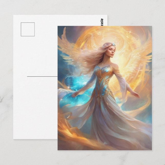 Fairy Postkarte (Vorne/Hinten)