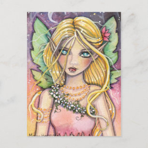 Fairy Postkarte von Molly Harrison