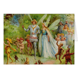 Fairy Prince und Thumbelina im Zauberwald
