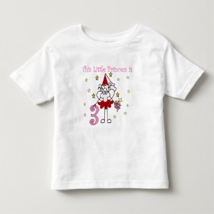 Fairy Princess 3. Geburtstagstorte und Geschenke Kleinkind T-shirt