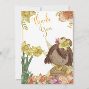 Fairy Princess Danke-Karte Einladung