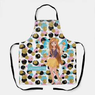Fairy Princess farbenfroher Polka Dots Glittery Ef Schürze
