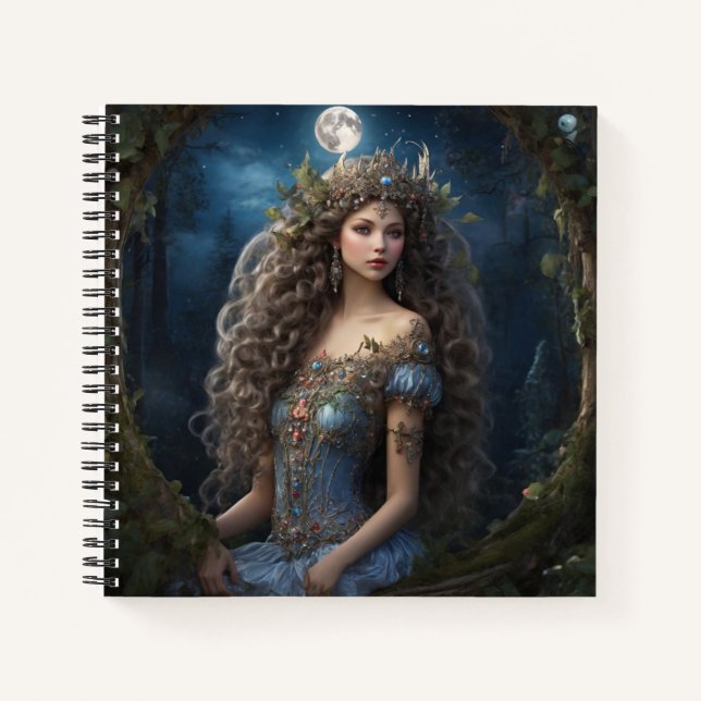 Fairy Princess Hard Cover Journal Notizbuch (Vorderseite)