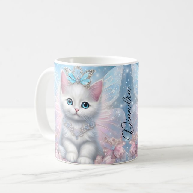 Fairy Princess Kitten Kaffeetasse (Vorderseite Links)
