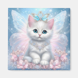 Fairy Princess Kitten Magnet