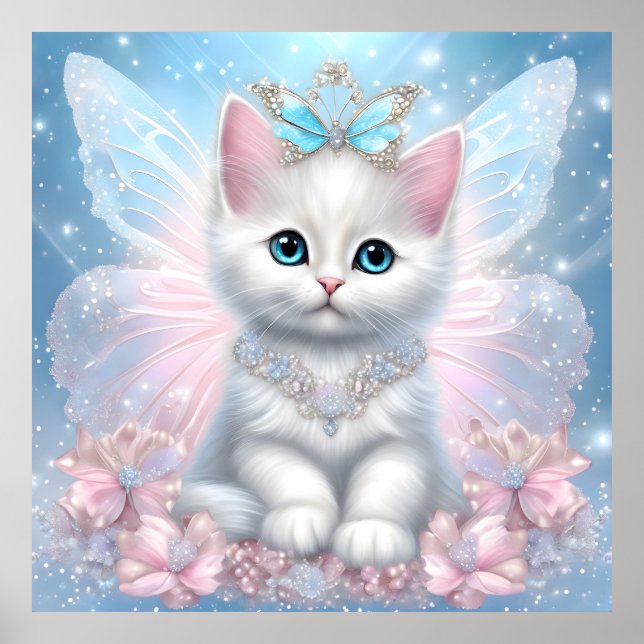 Fairy Princess Kitten Poster (Vorne)