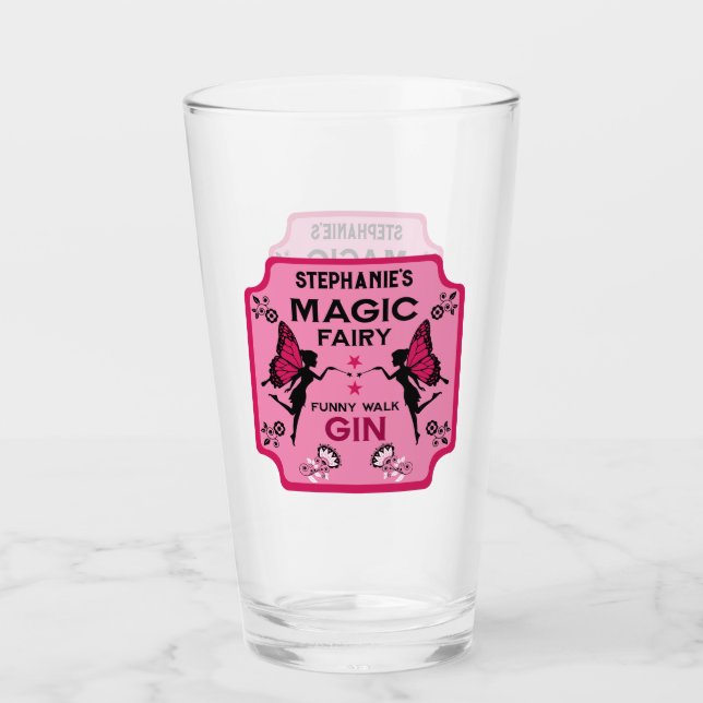 Fairy Princess Magic Gin Glas (Vorderseite)