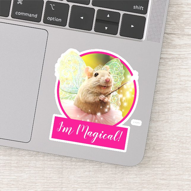 Fairy Princess Maus Aufkleber (Detail)