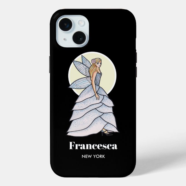 Fairy Princess Petal Dress Illustration Case-Mate iPhone Hülle (Rückseite)