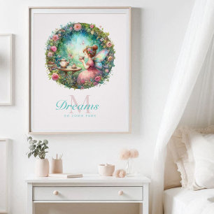 Fairy Princess Rose Garden Tea Holo Inspiration Poster