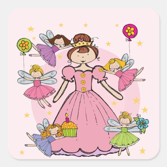 Fairy Princess Stickers (Vorderseite)