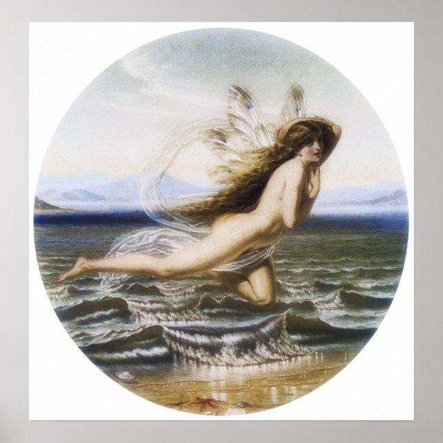 Fairy Print von Joseph Weihnachten Paton Poster (Vorne)