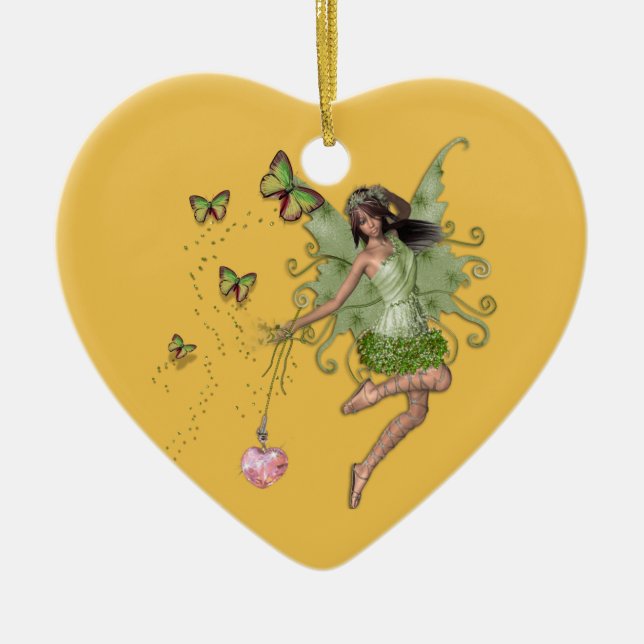 Fairy Queen-Geschenk Keramikornament (Vorne)