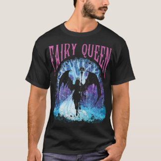 Fairy Queen Grunge Ästhetik Dark Fairycore Goth W T-Shirt
