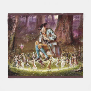 Fairy Ring Dance Celebration Cosy Fleece Blanket