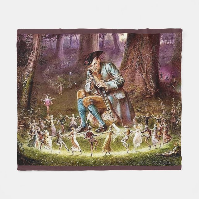 Fairy Ring Dance Celebration Cosy Fleece Blanket (Vorderseite (Horizontal))