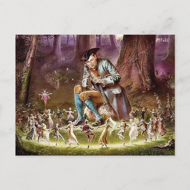 Fairy Ring Dance Celebration Postkarte (Vorderseite)