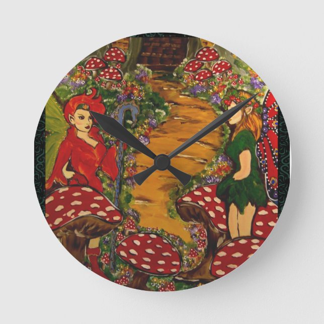 FAIRY RUNDE WANDUHR (Vorderseite)