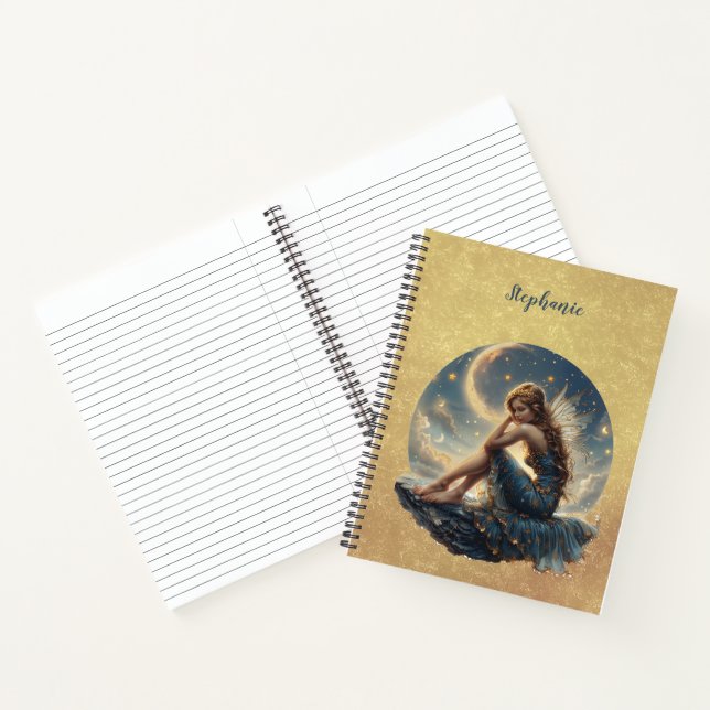 Fairy School Notebook mit Fairies Whimsical Art Notizbuch (Innenseite)