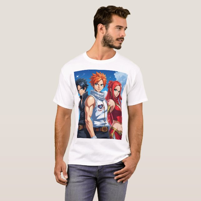Fairy Schwanz Men T-Shirt (Vorne ganz)