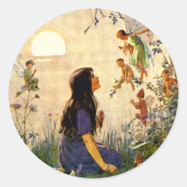 Fairy Secrets Round Stickers (Vorderseite)