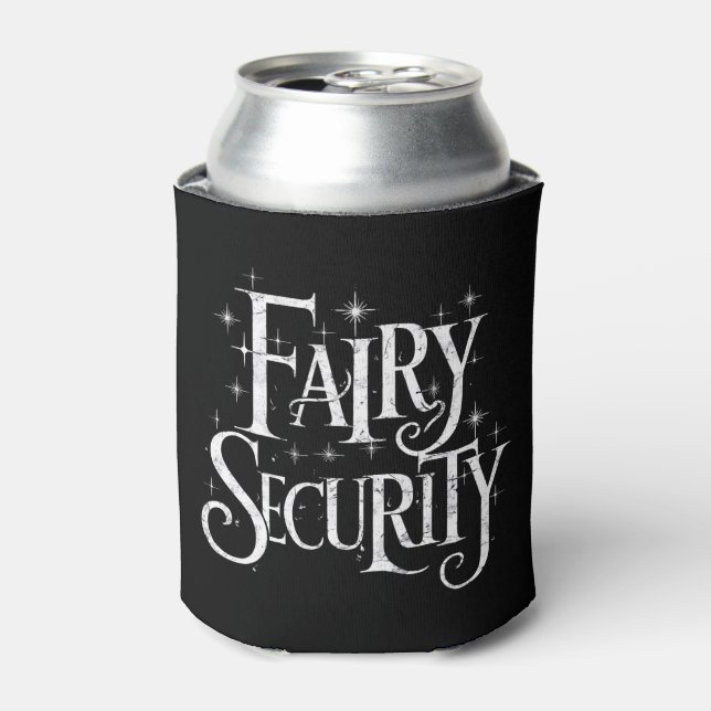 Fairy Security Funny Halloween-Kostüm Dosenkühler (Kanne Vorderseite)